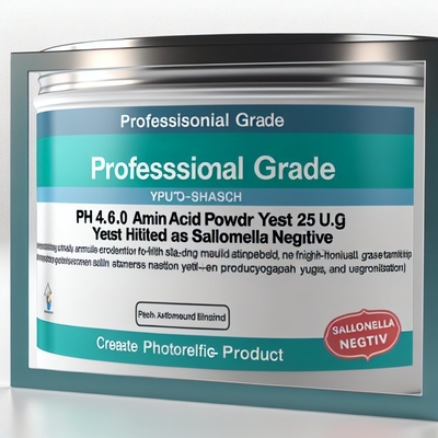 Polvere di aminoacidi pH 4.0-6.0 con lievito 25 CFU/g Salmonella Max Negativo Grado Professionale