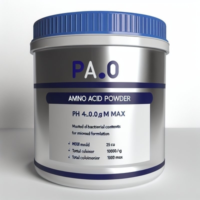 Polvere di aminoacidi pH 4.0-6.0 con muffa 25UFC/g Max Totale colonie 1000UFC/g Max