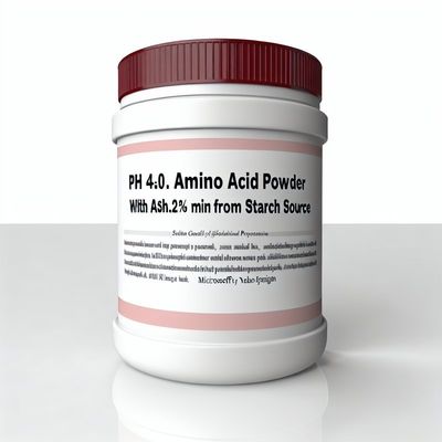 Polvere di aminoacidi pH 4.0-6.0 con ceneri 0.2% min. da fonte di amido